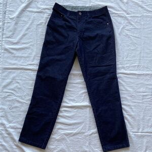 Puma Golf Corduroy 6 Pocket Flat Front Chino Pants Men’s 30 x 30 Navy